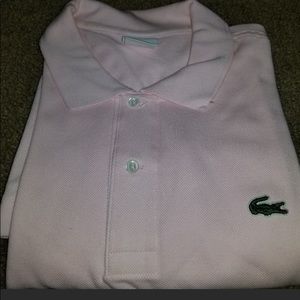 Pale Pink Mens Lacoste Polo- NWOT